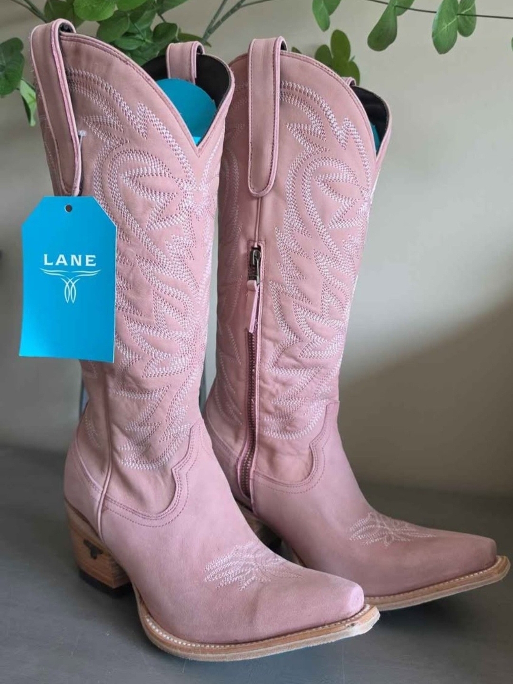 Pink Lane Western Knee-High Boots for Women